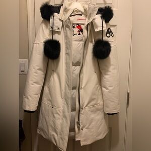 Moose Knuckles Stirling Shearling-Trim Parka